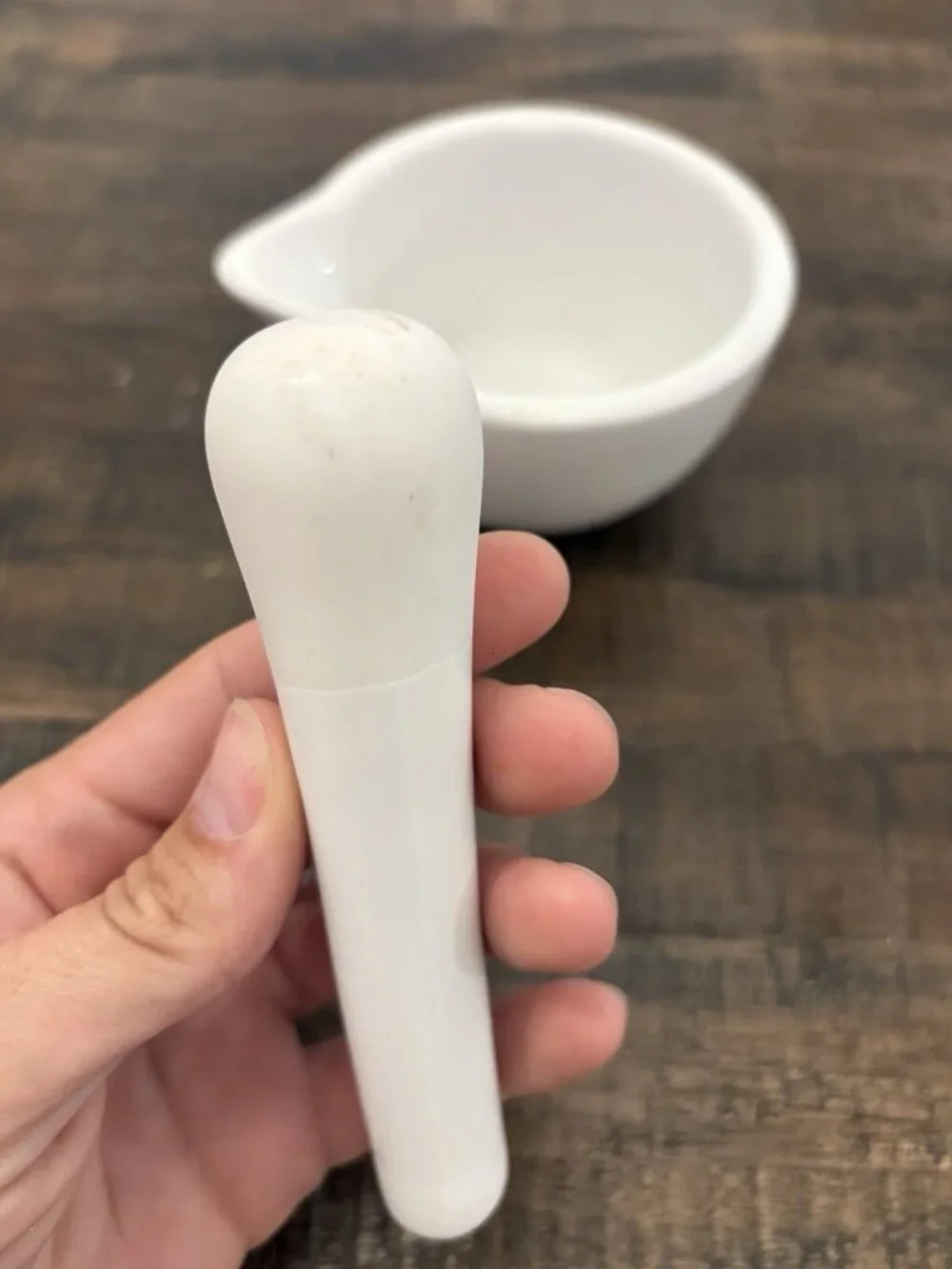 Porcelain Mortar & Pestle Set